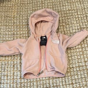 The North Face Light Pink Baby Fleece Hoodie